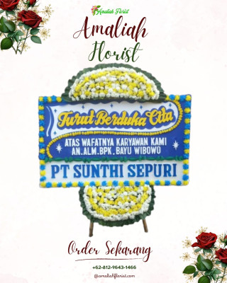 Papan Bunga Duka di Seram Timur